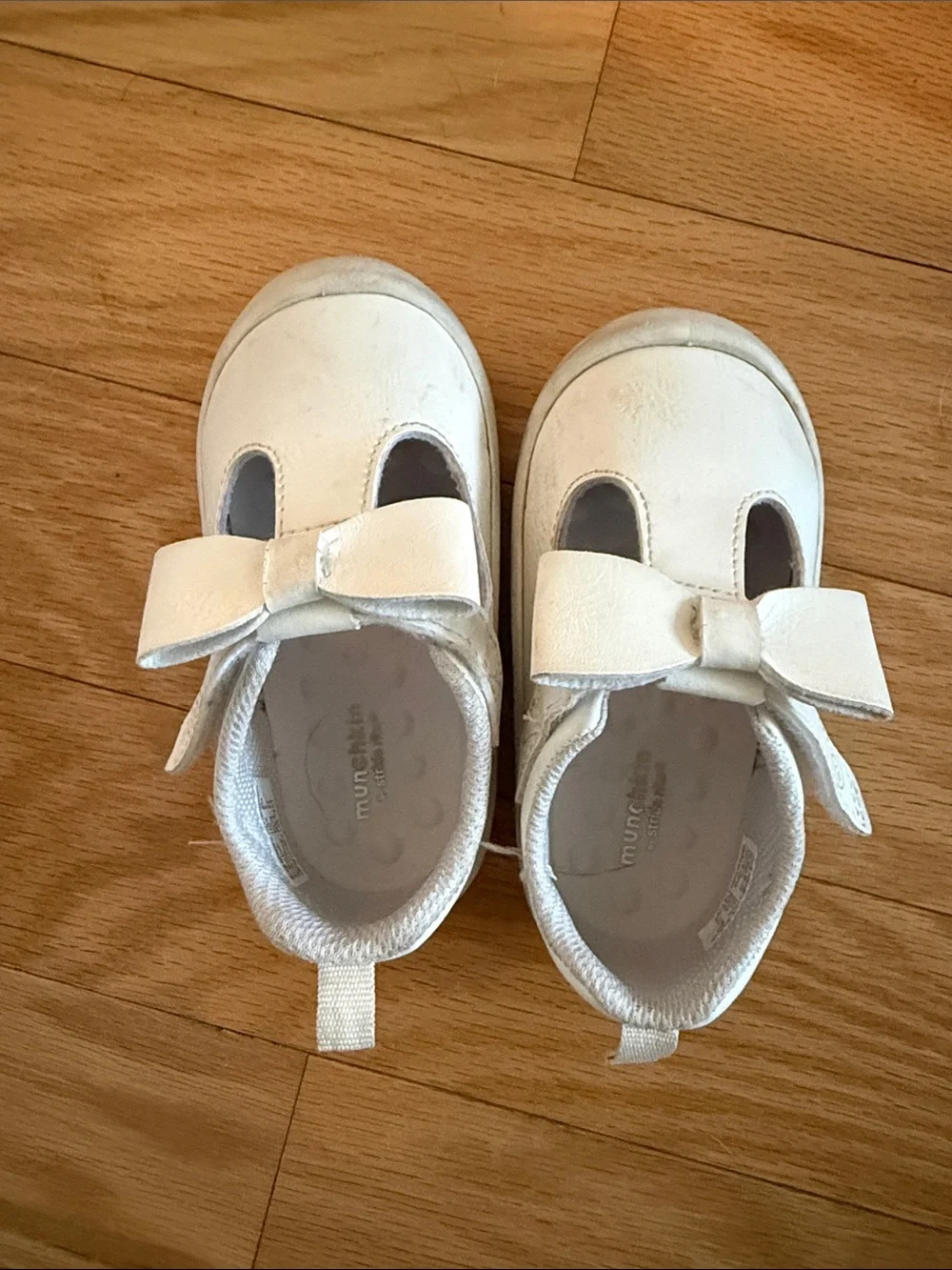 Stride Rite White Mary Jane Shoes and Bluey Rainboot Bundle